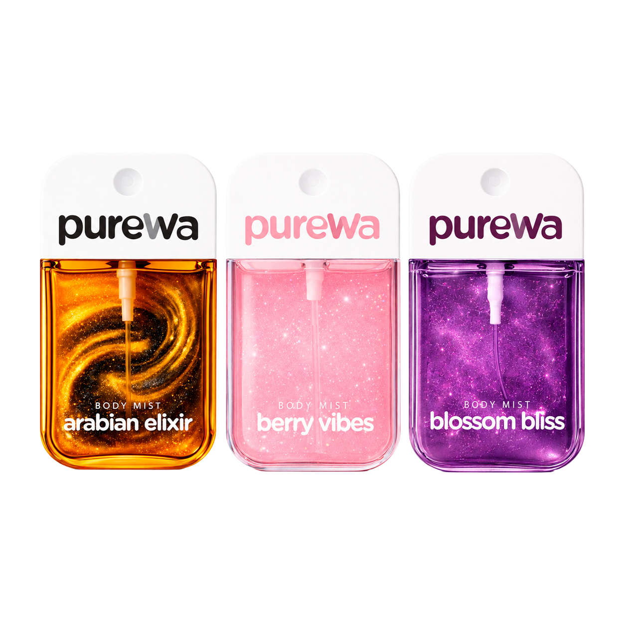 Kit 3 Body Mist  Floral  Frutad